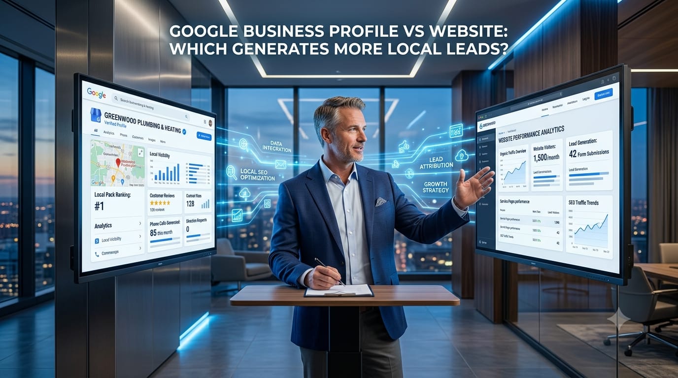 Google Business Profile vs Website: Which Generates More Local Leads?